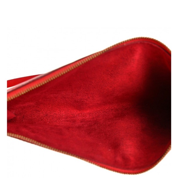 Louis Vuitton red pochette purse - Picture 10 of 11